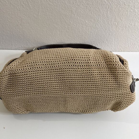 Leanne hobo bag by The Sak New NWT Crochet Tan Beige Pockets Shoulder Purse - Picture 8 of 16